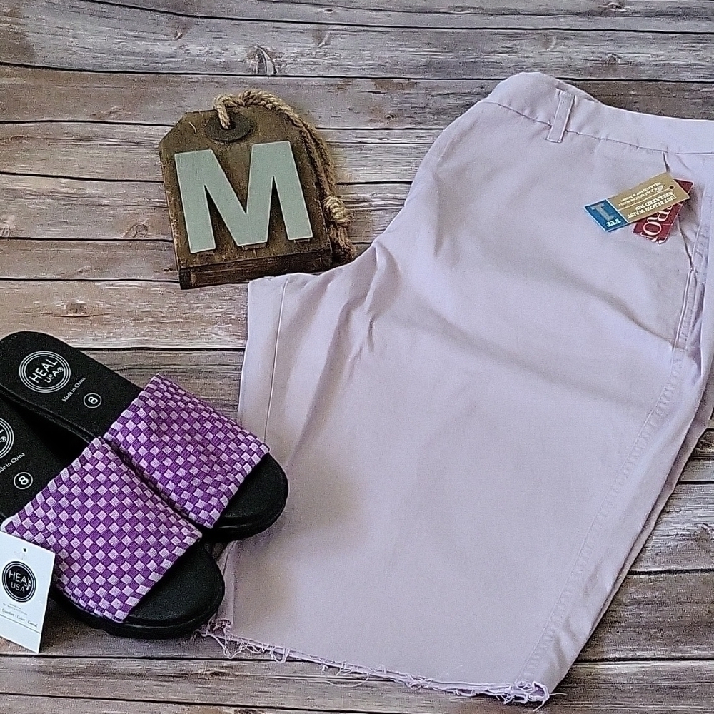 *PRICE DROP*
Merona light lilac-choose your own inseam-shorts